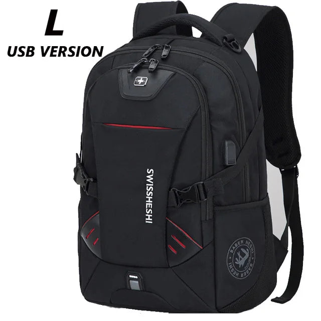 Multifunction Anti-Theft Water Resistant 17 Inch Laptop Backpack with USB Charging for Travel