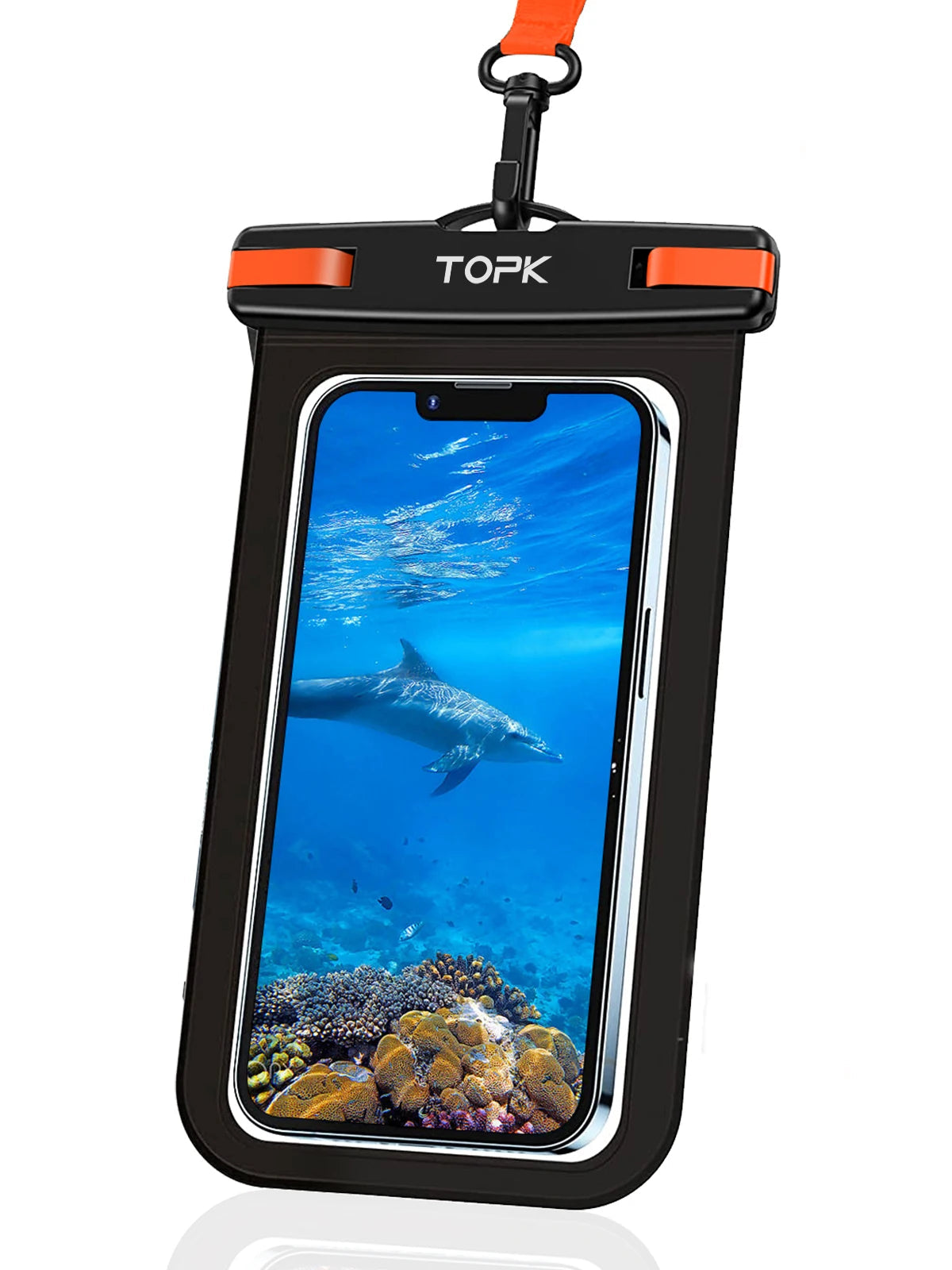 Waterproof Phone IPX8 Universal Dry Bag Clear Touch Windows, Secure Lock for Travel & Water Sports