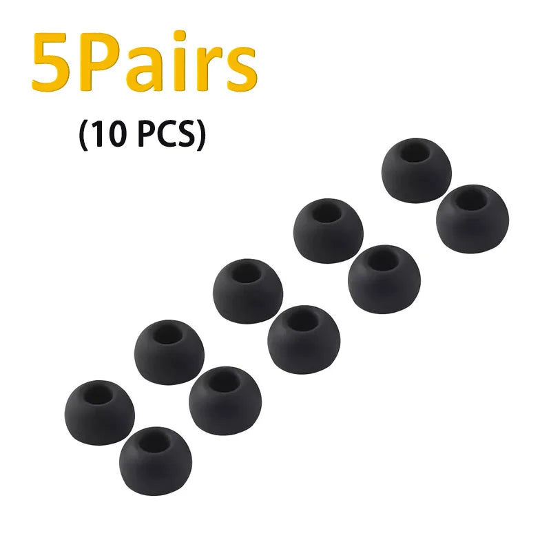 Soft Silicone In-Ear Earbud Tips Replacement Set for Wired and Wireless Earphones