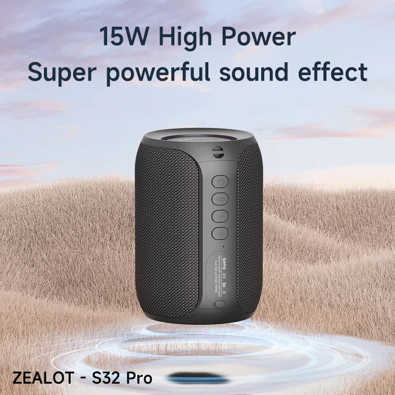 Bluetooth Waterproof Portable Subwoofer Speaker with Dual Pairing 3600mAh Outdoor Kit