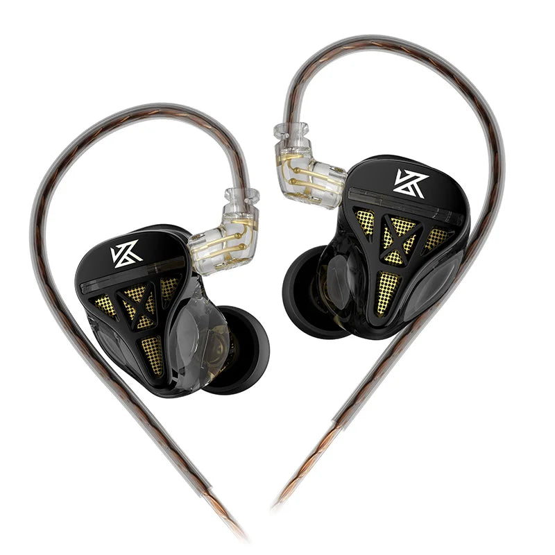Metal In Ear Wired Earphones with Detachable Cable and Microphone for Music and Gaming