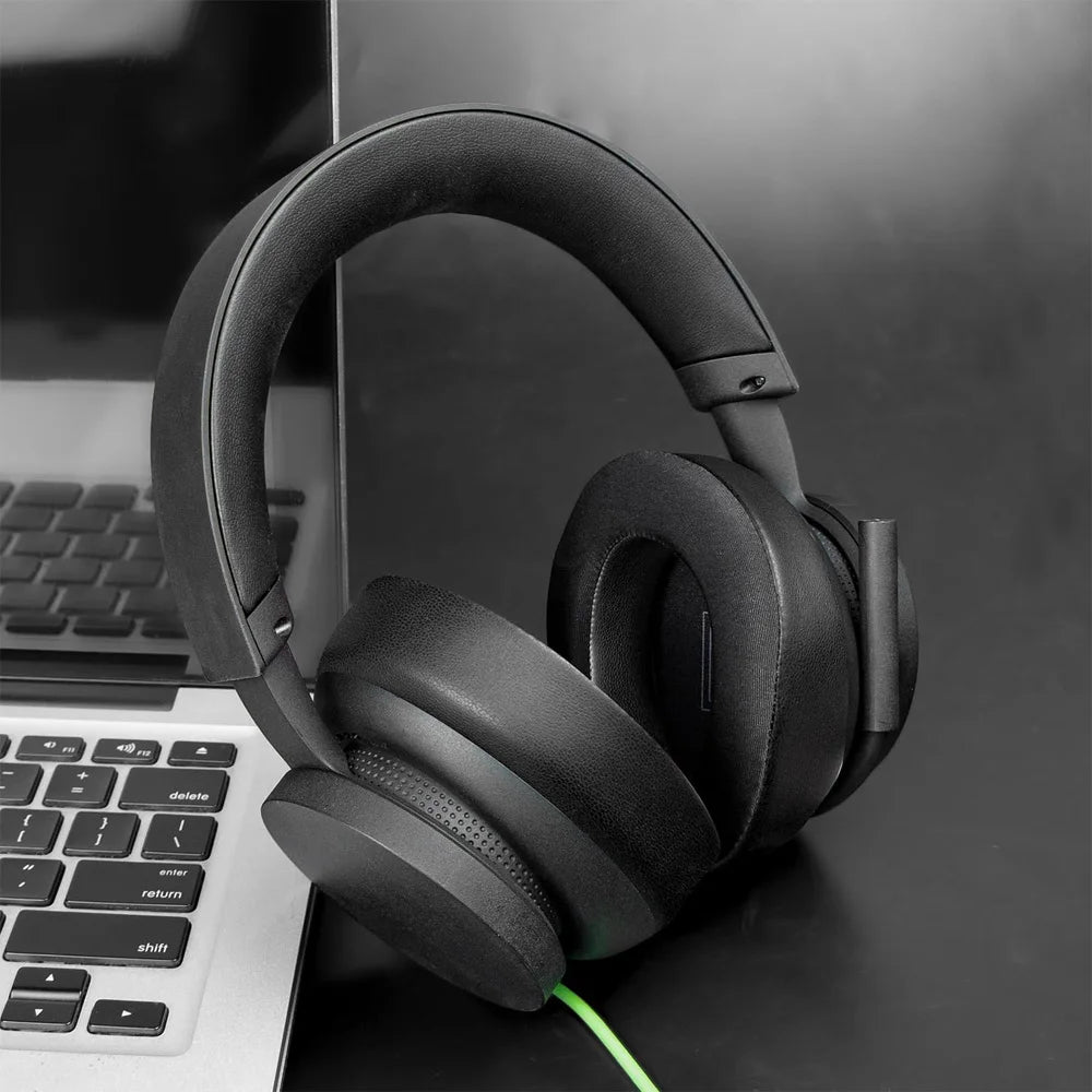Replacement Memory Foam Ear Pads for Xbox Series X S One and PC Headphones Mesh Protein Covers