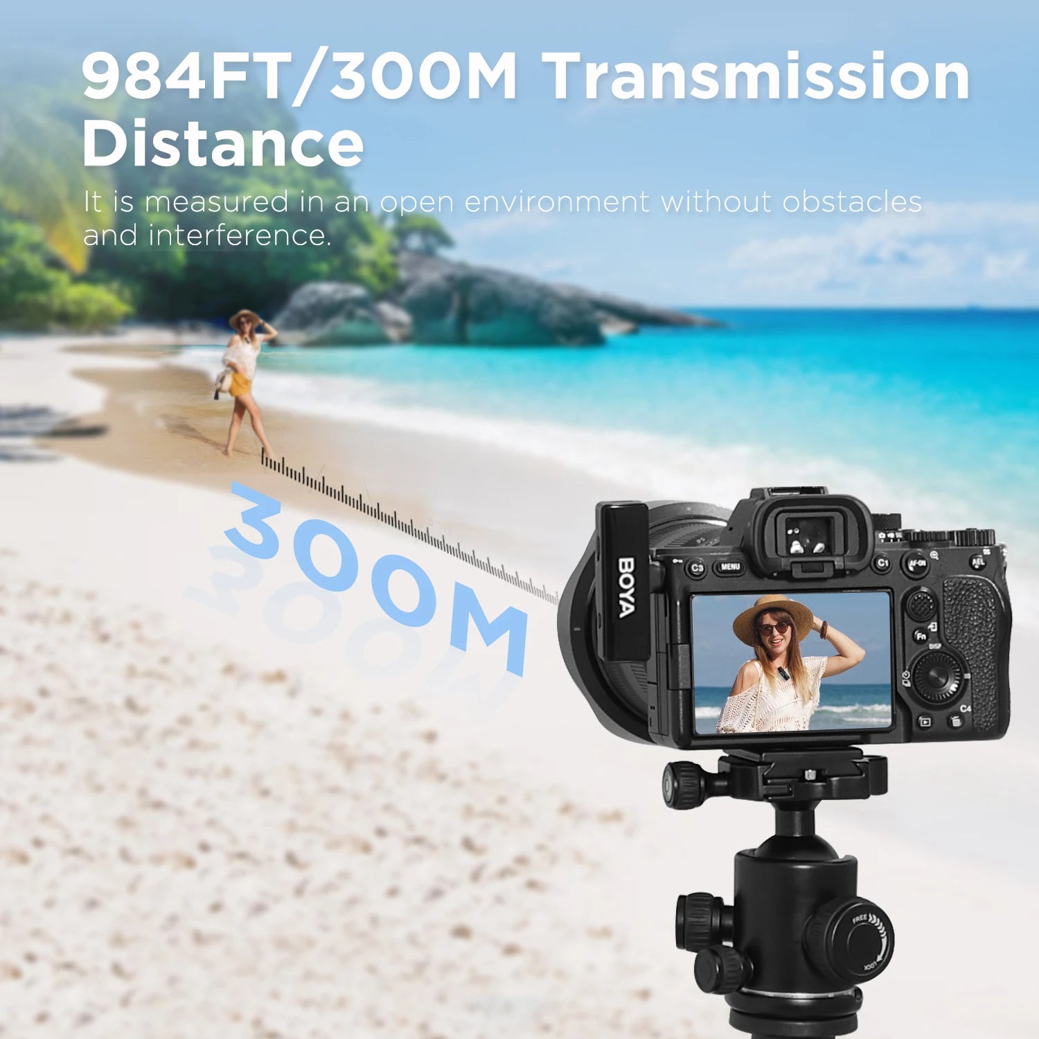 BOYA BOYALINK 2 Wireless Lavalier Microphone Kit for iPhone, Android, DSLR, Streaming & Recording