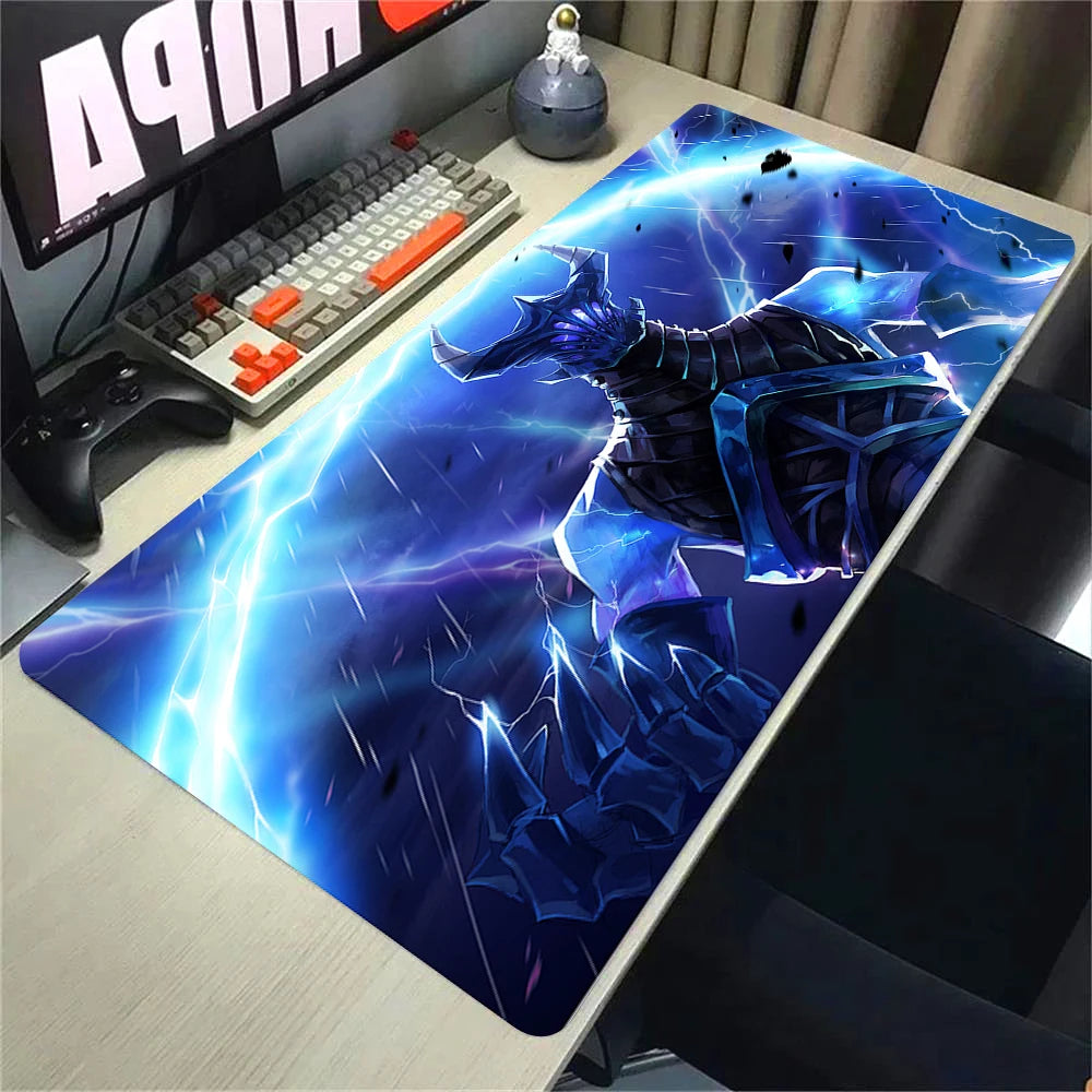 XXL Non-slip Rubber Gaming Mouse Pad with Stitched Edges for Desk and Keyboard 90x40cm