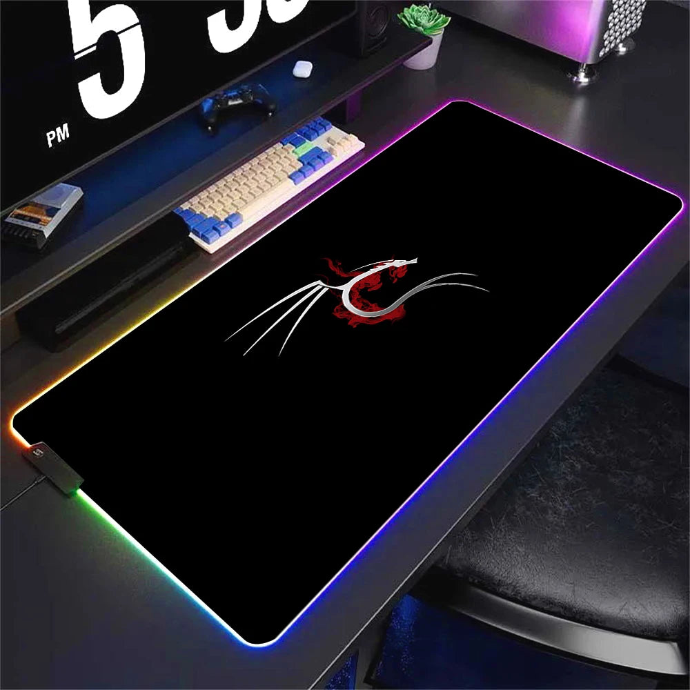 RGB LED Gaming Mouse Pad XXL Large Waterproof Desk Mat with Non Slip Base and Soft Surface