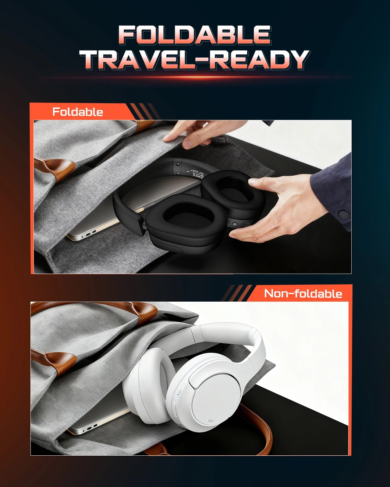 Wireless Gaming Headset with Dual 2.4G and Bluetooth Connection and Noise Cancelling Microphone
