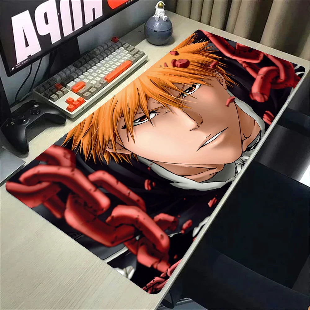 Large Extended Gaming Mouse Pad with Anti-Slip Rubber Base and Stitched Edges for Desk Setup