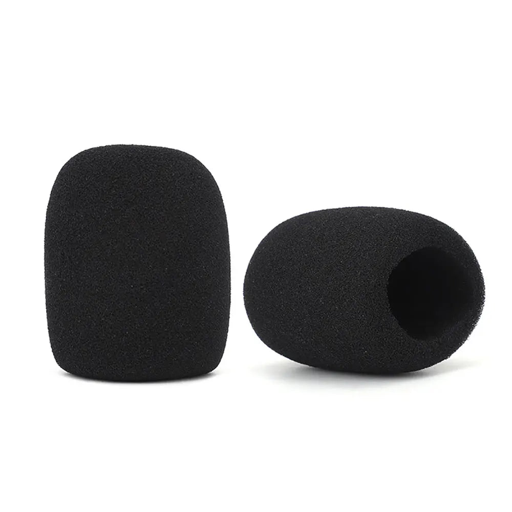 JCD 10pcs Mini Microphone Foam Covers, Windshield Sponge Mic Protectors for Headsets