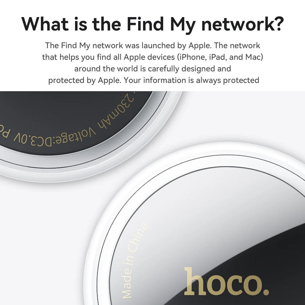 Smart Bluetooth Tracker for Keys and Phone with Apple Find My Support Waterproof Multi-Pack Option