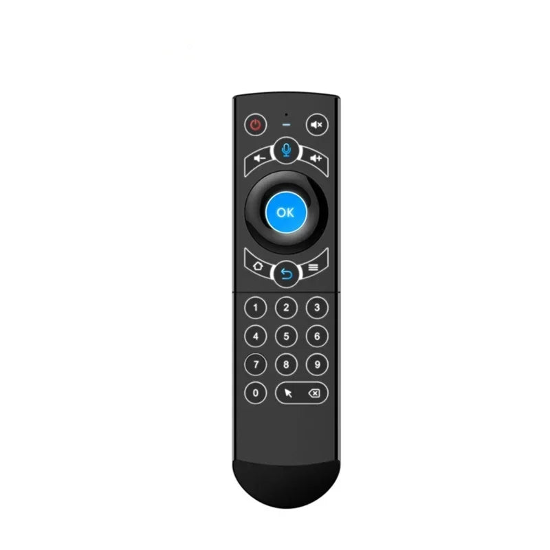 Backlit Voice Remote Control with 2.4G Wireless Keyboard Air Mouse for Android TV Box