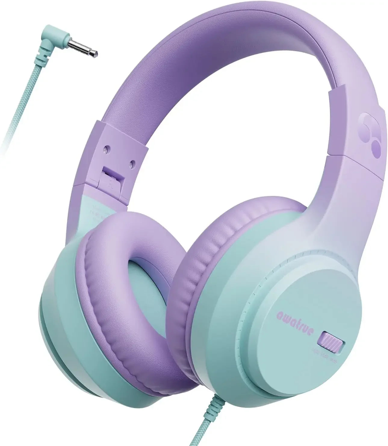 Children’s Wired Headphones with Microphone and Volume Limiter for Safe and Clear Listening