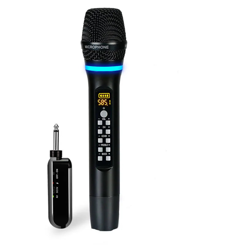 Wireless UHF Handheld Microphone with Bluetooth for Karaoke Party Church and Live Performances