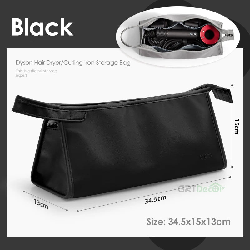 Hard Shell Curling Iron Storage Bag for Hair Styling Tools Travel Case Organiser Box