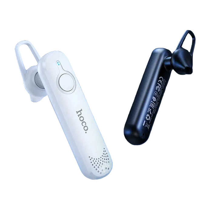Single Wireless Bluetooth 5.0 Business Earphone Handsfree Headset with Microphone and 6 Hour Battery