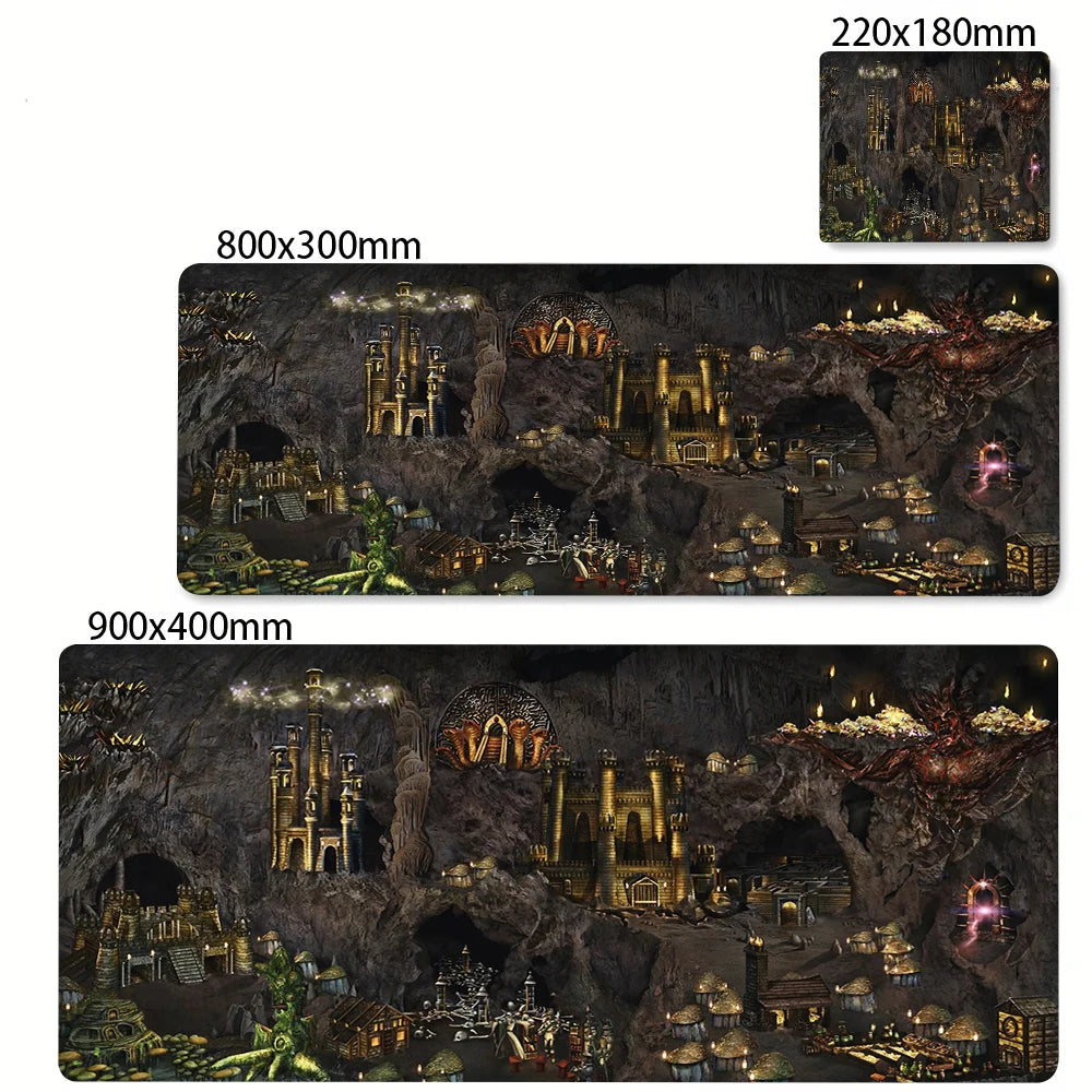 Large Extended Gaming Mouse Pad Desk Mat for Laptops Keyboard Office and Anime Themed Setups