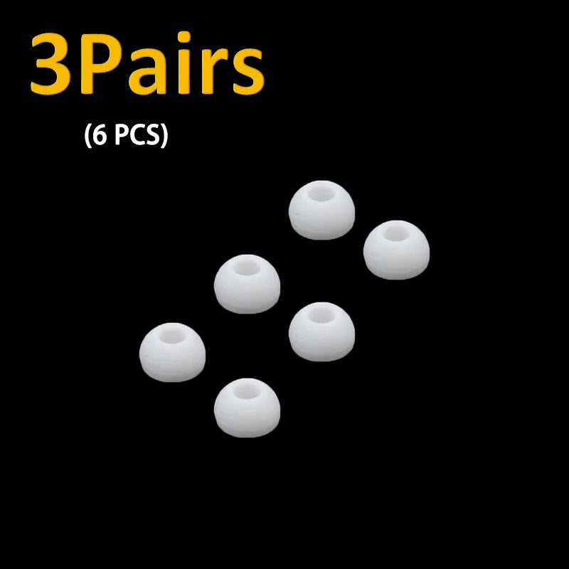Soft Silicone In-Ear Earbud Tips Replacement Set for Wired and Wireless Earphones