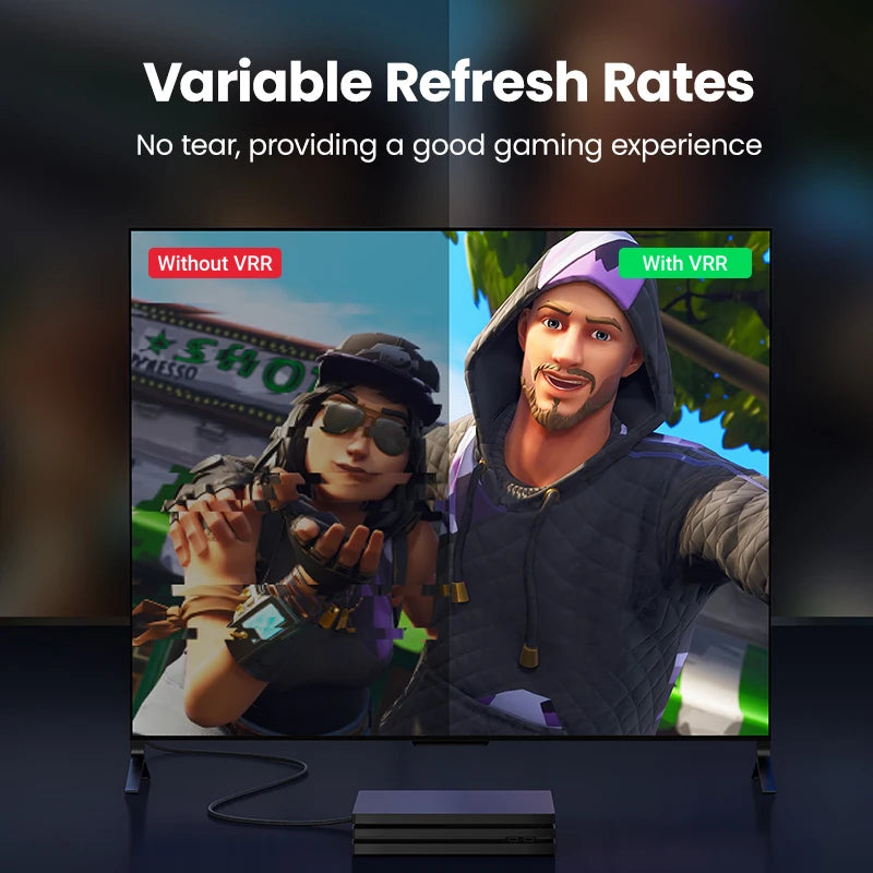 Ultra High Speed HDMI 2.1 Cable 8K 60Hz 4K 120Hz 48Gbps eARC Dynamic HDR Gaming Ready