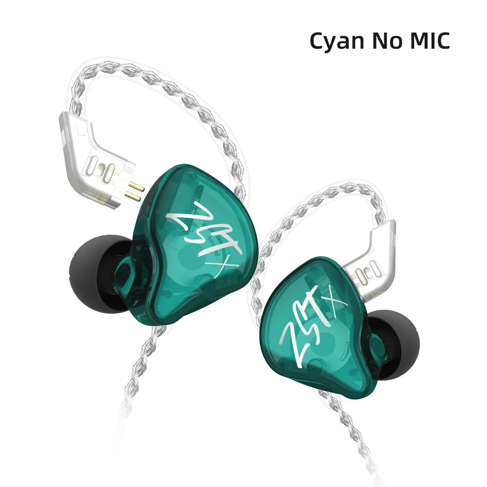 Wired In Ear Monitor Earphones with Detachable Cable and Noise Cancelling Microphone