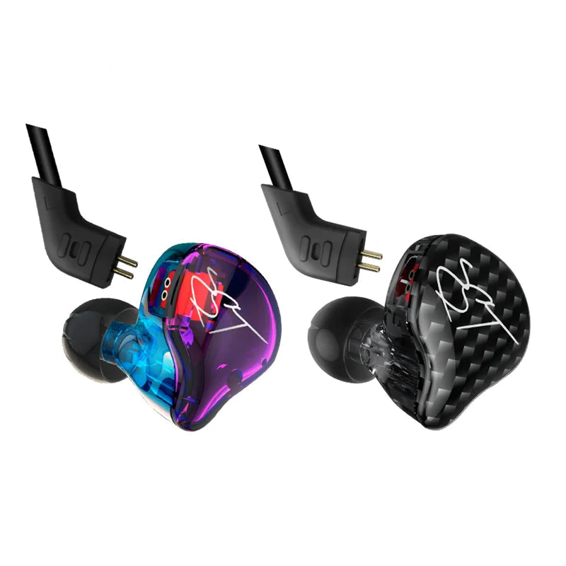Wired In Ear Monitor Earphones with Detachable Cable and Noise Cancelling Microphone