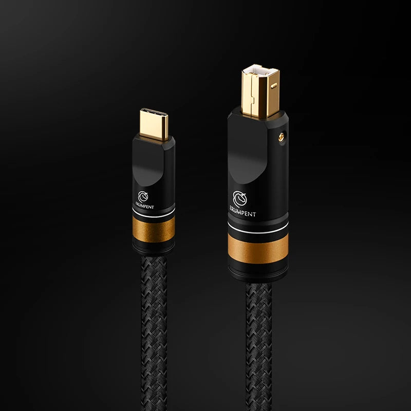 Premium OCC Single Crystal Copper HiFi USB Audio Cable for DAC and Computer Audio