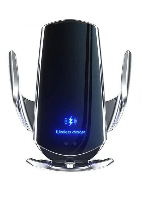 Magnetic Wireless Car Charger Mount with Automatic Sensor and 15W Fast Charging for Phones