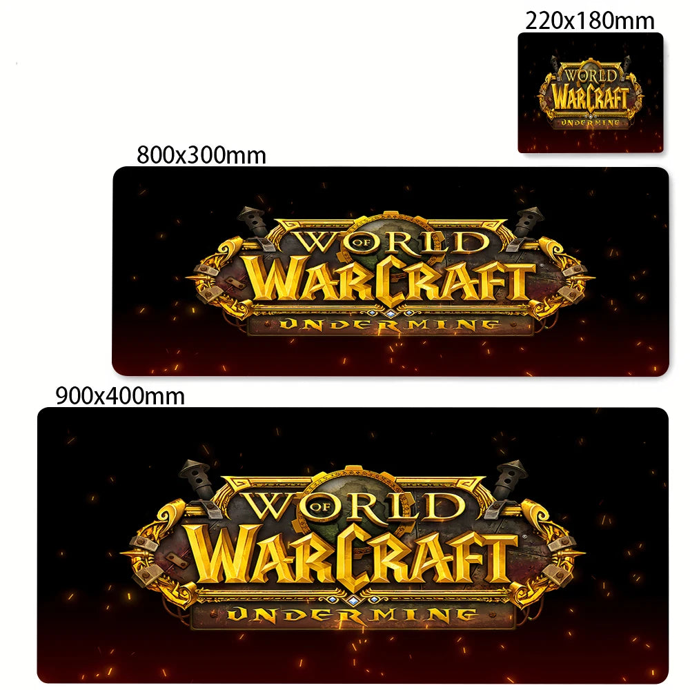 Extended Non-slip Gaming Mouse Mat with Wrist Support for Desk and Keyboard, Multiple Sizes Available