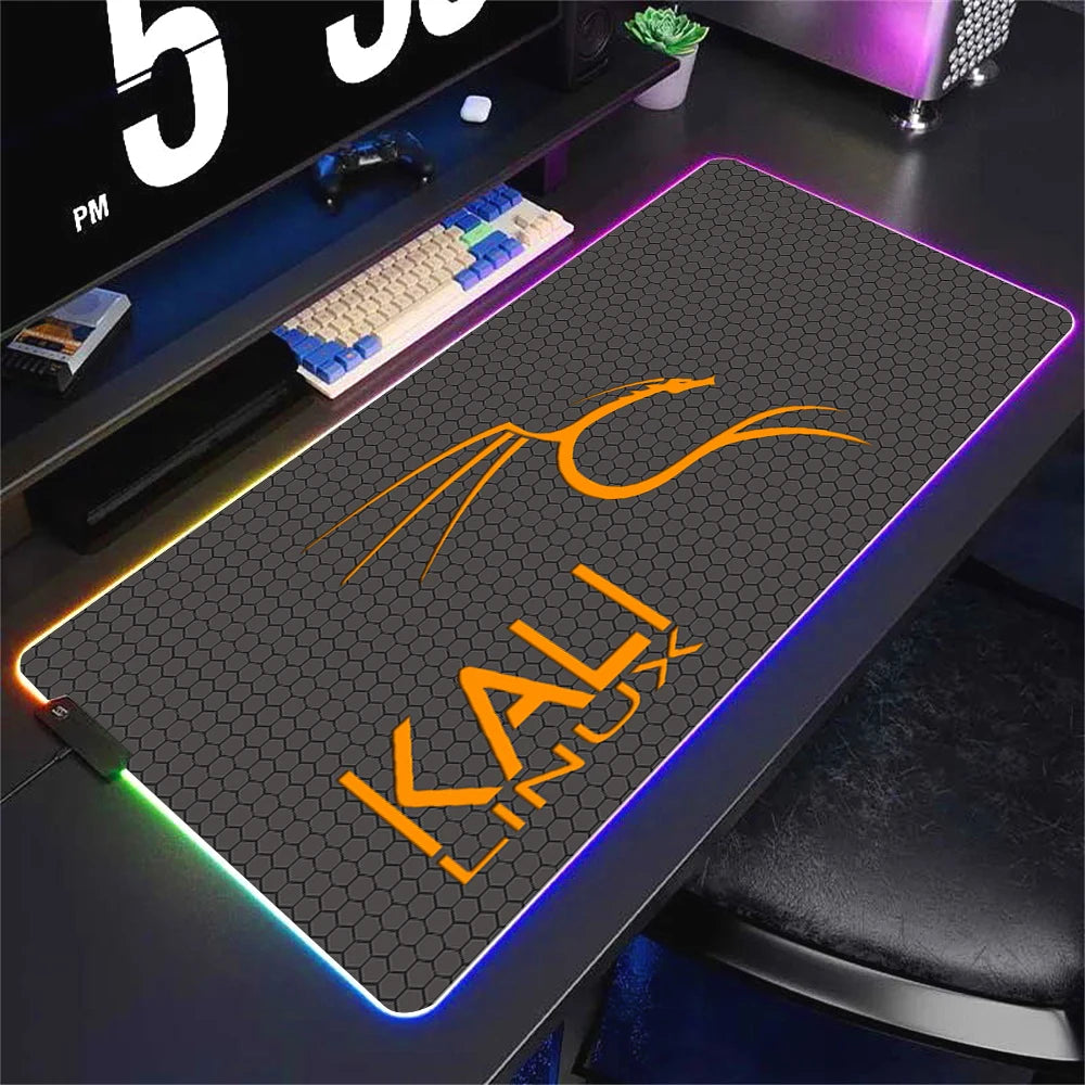 RGB LED Gaming Mouse Pad XXL Large Waterproof Desk Mat with Non Slip Base and Soft Surface