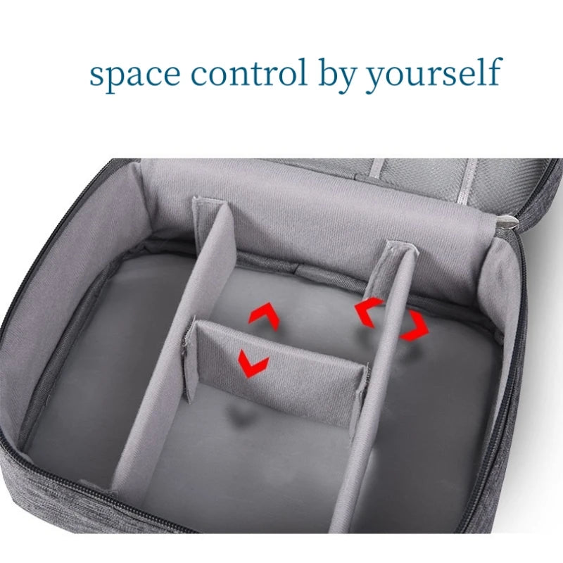 Water Resistant Travel Organiser for Electronics Accessories Cables Mouse Power Bank Large Capacity