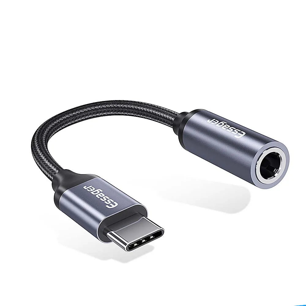USB Type-C to 3.5mm Headphone Adapter for Xiaomi Samsung Huawei Aux Audio Conversion Cable