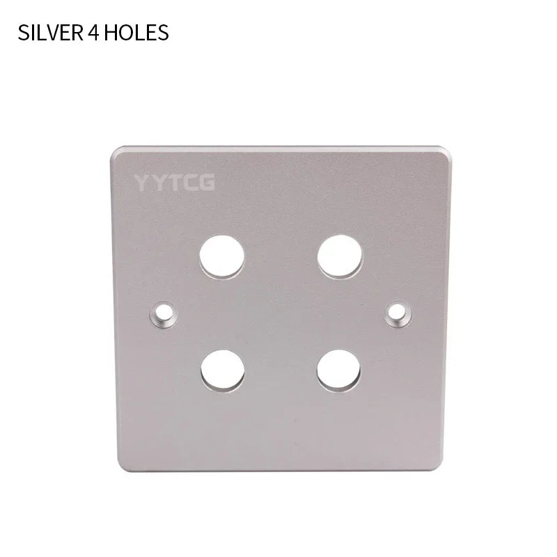 Aluminium Alloy RCA Speaker Terminal Panel with Binding Posts for High Fidelity Audio