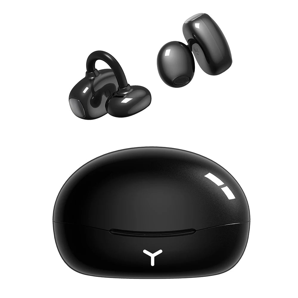 Wireless Open Ear Air Conduction Earbuds with Bluetooth Connectivity and Built in Microphone