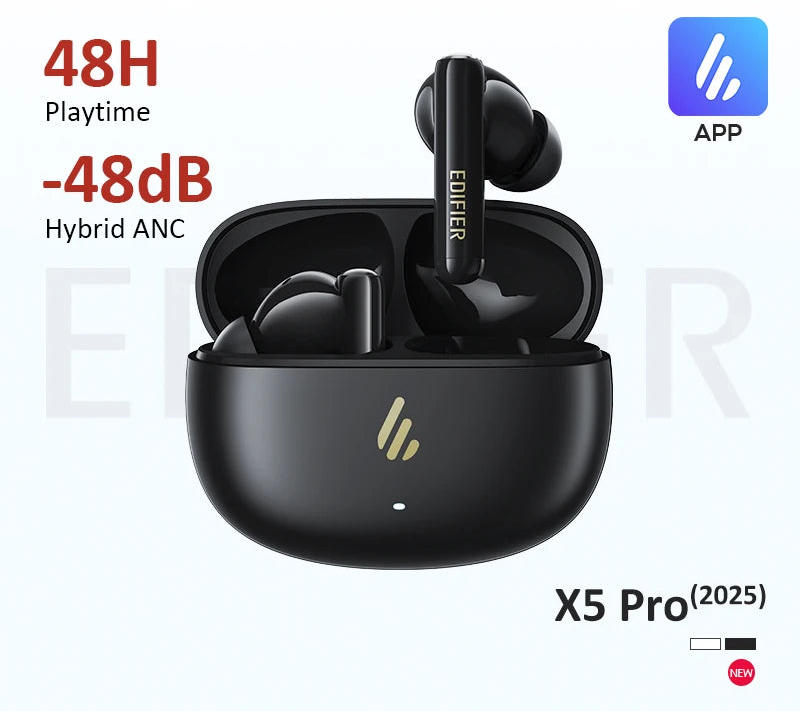 True Wireless Noise Cancelling Bluetooth Earbuds with Waterproof Design and Gaming Mode
