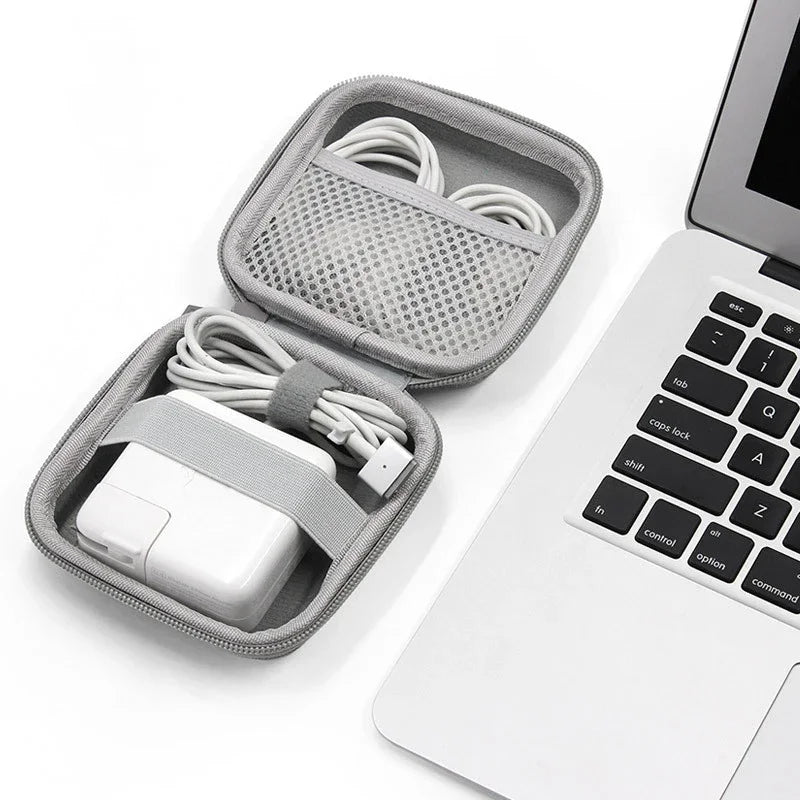 Portable Mini Hard Shell Digital Storage Bag for Gadgets Earphones Chargers Data Cable Organiser Box
