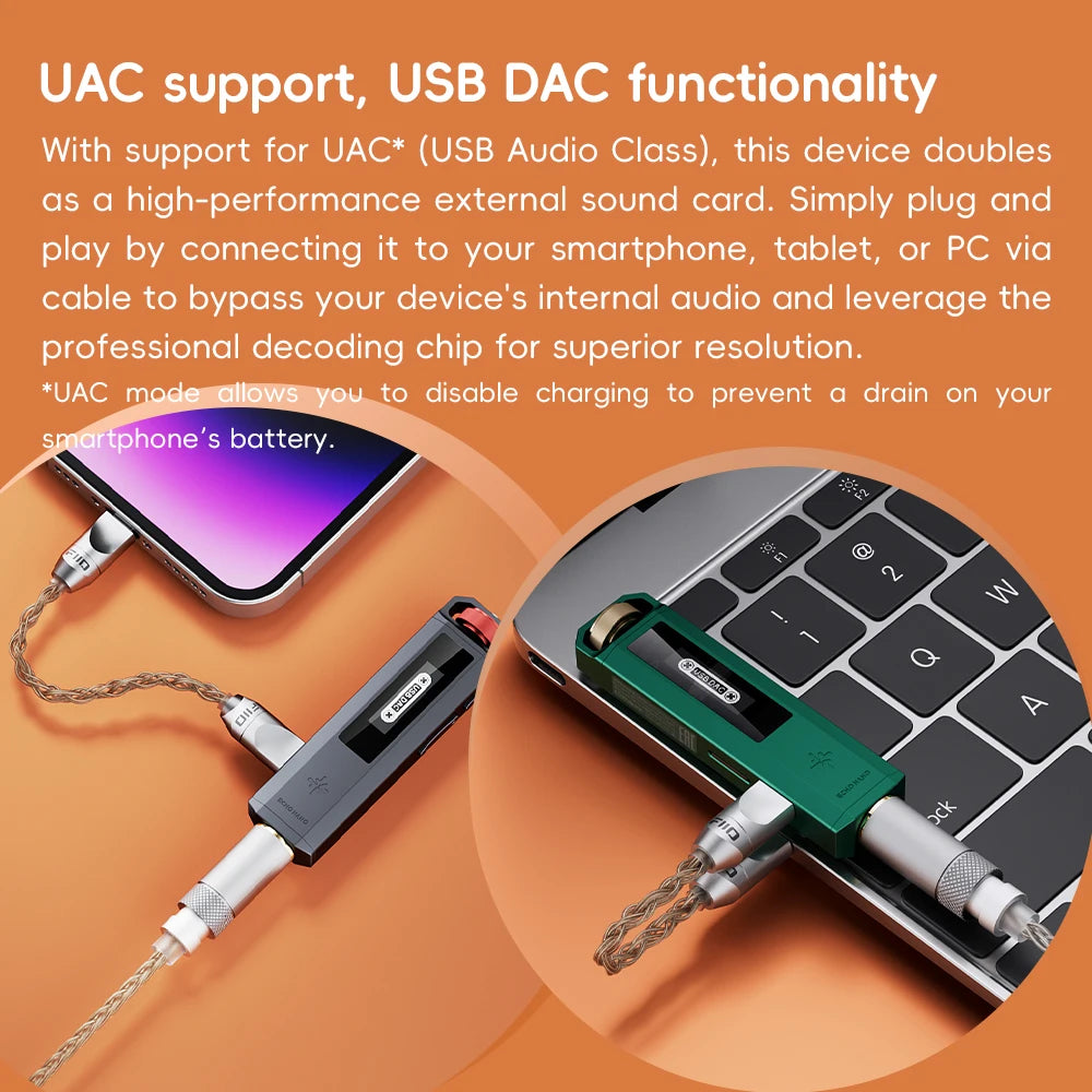 Retro pocket MP3 player with OLED display USB DAC lossless audio support portable music device