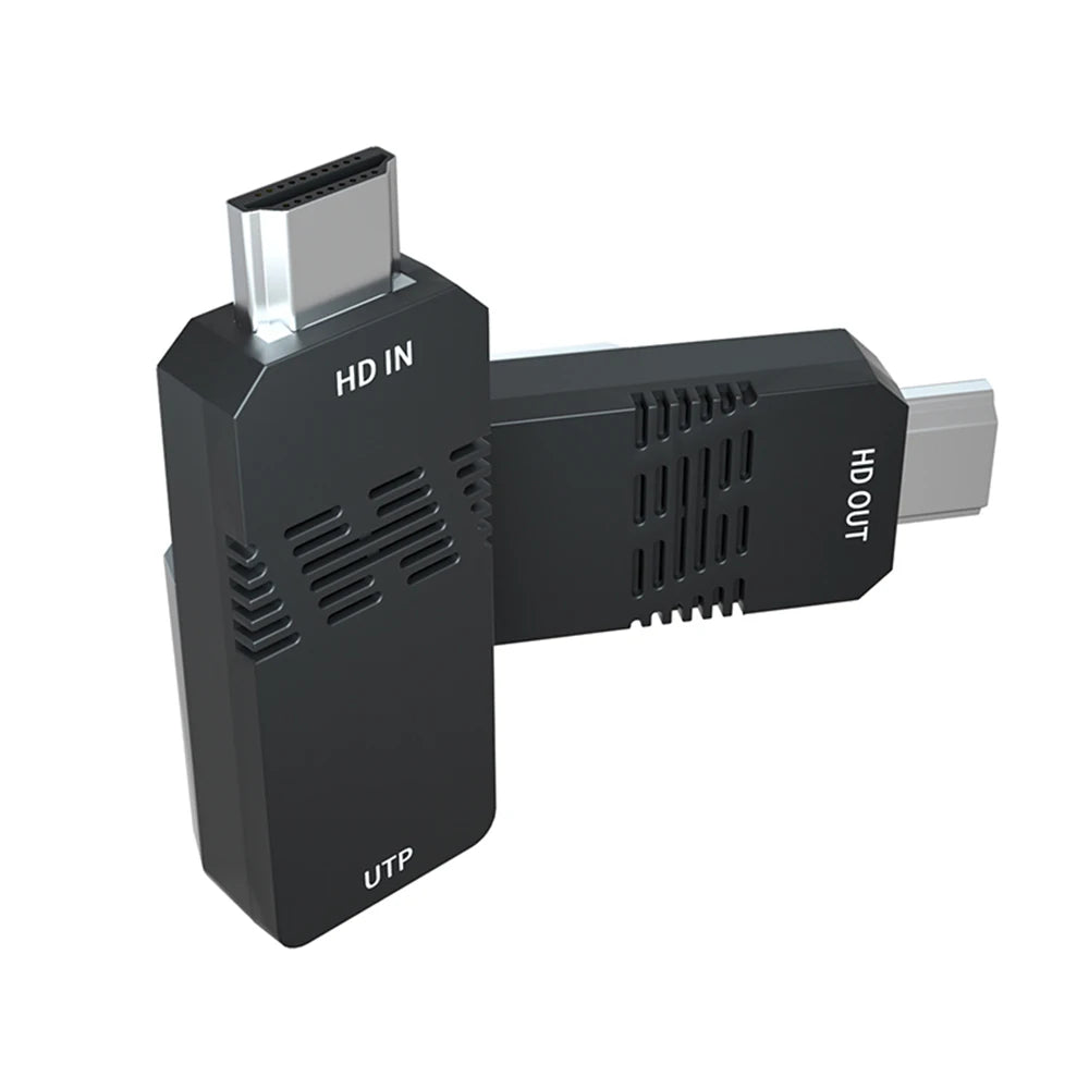 HDMI Extender with IR and Loop Out Full HD 1080p Signal Transmission over Cat6 up to 60m