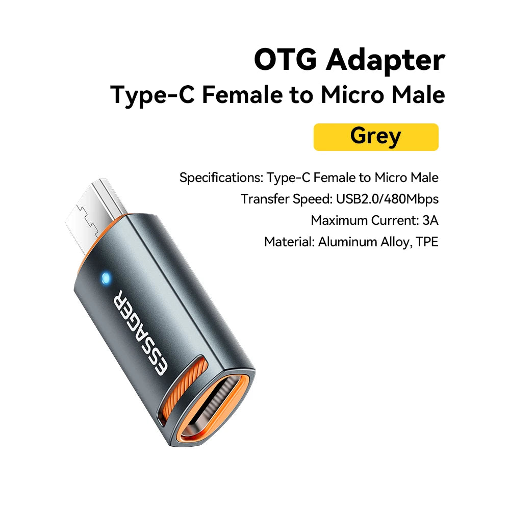 USB 3.0 OTG Adapter – Multi-Port Type-C, USB, Micro & iP Converter for All Devices