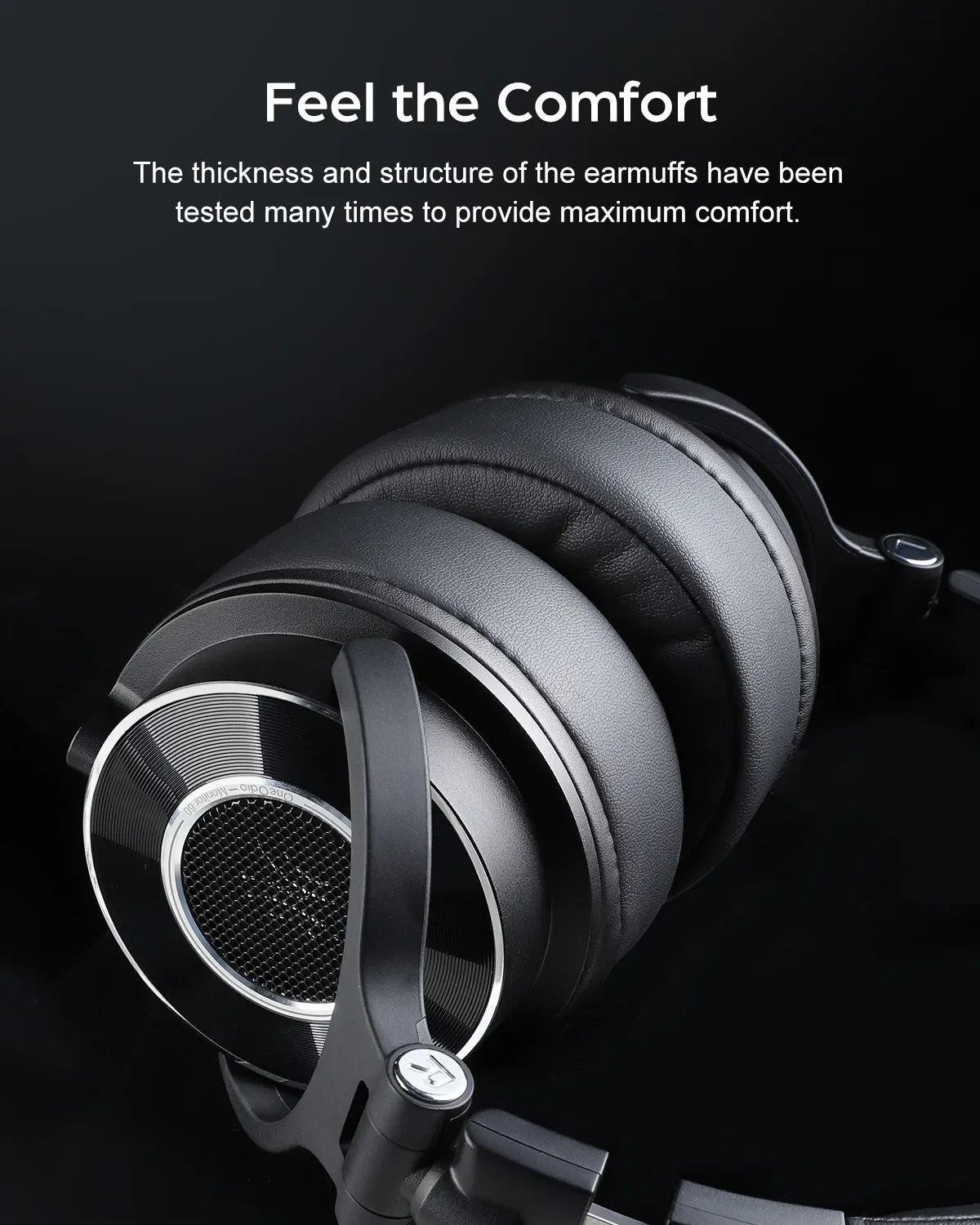 Professional Wired Over Ear Studio Headphones with Hi-Res Audio and Detachable Microphone