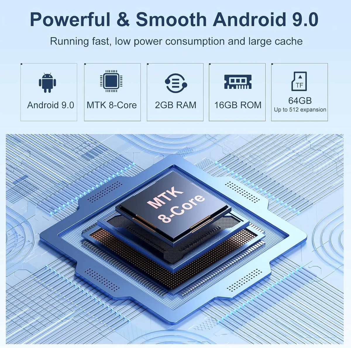 16GB Bluetooth and WiFi MP3 Player with 4 Inch Touchscreen FM Radio eBook and 512GB Expansion