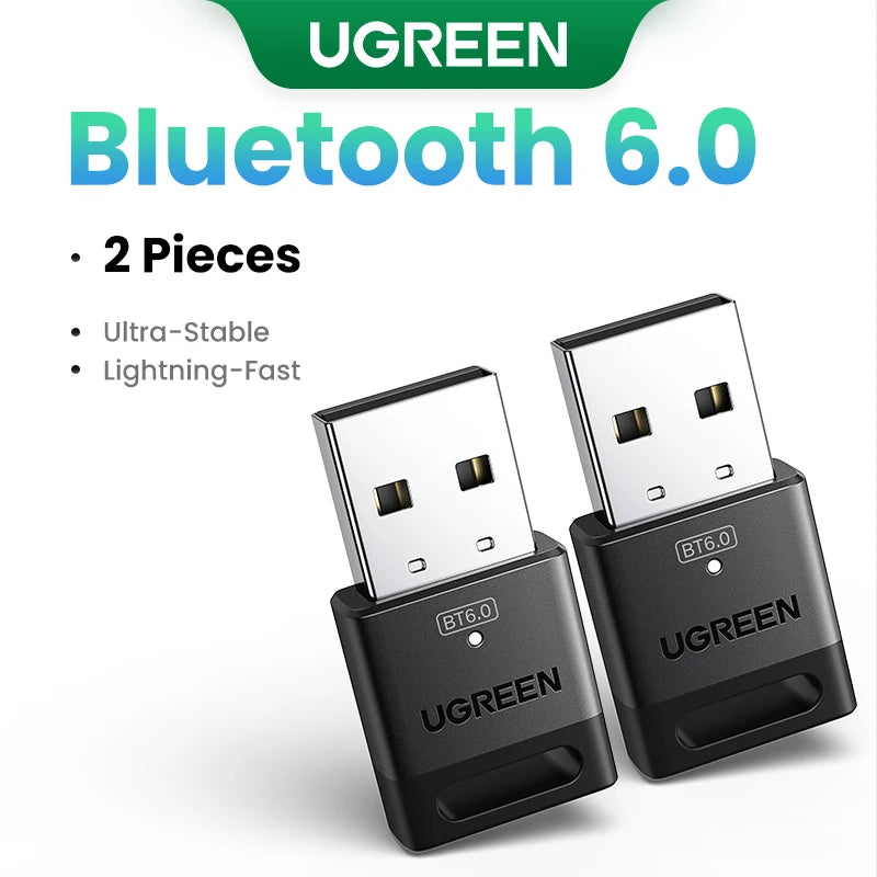 USB Bluetooth 6.0 Adapter Dongle for Windows PC Wireless Keyboard Mouse Headset Transmitter