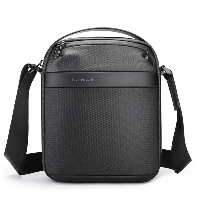 Water Resistant Large Capacity Men’s Shoulder Bag for 11 Inch Tablet Travel Crossbody Messenger