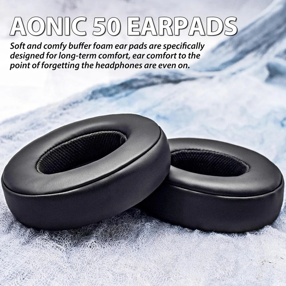 Replacement Memory Foam Earpads Compatible with Shure Aonic 50 Gen 1 and Gen 2 Headphones