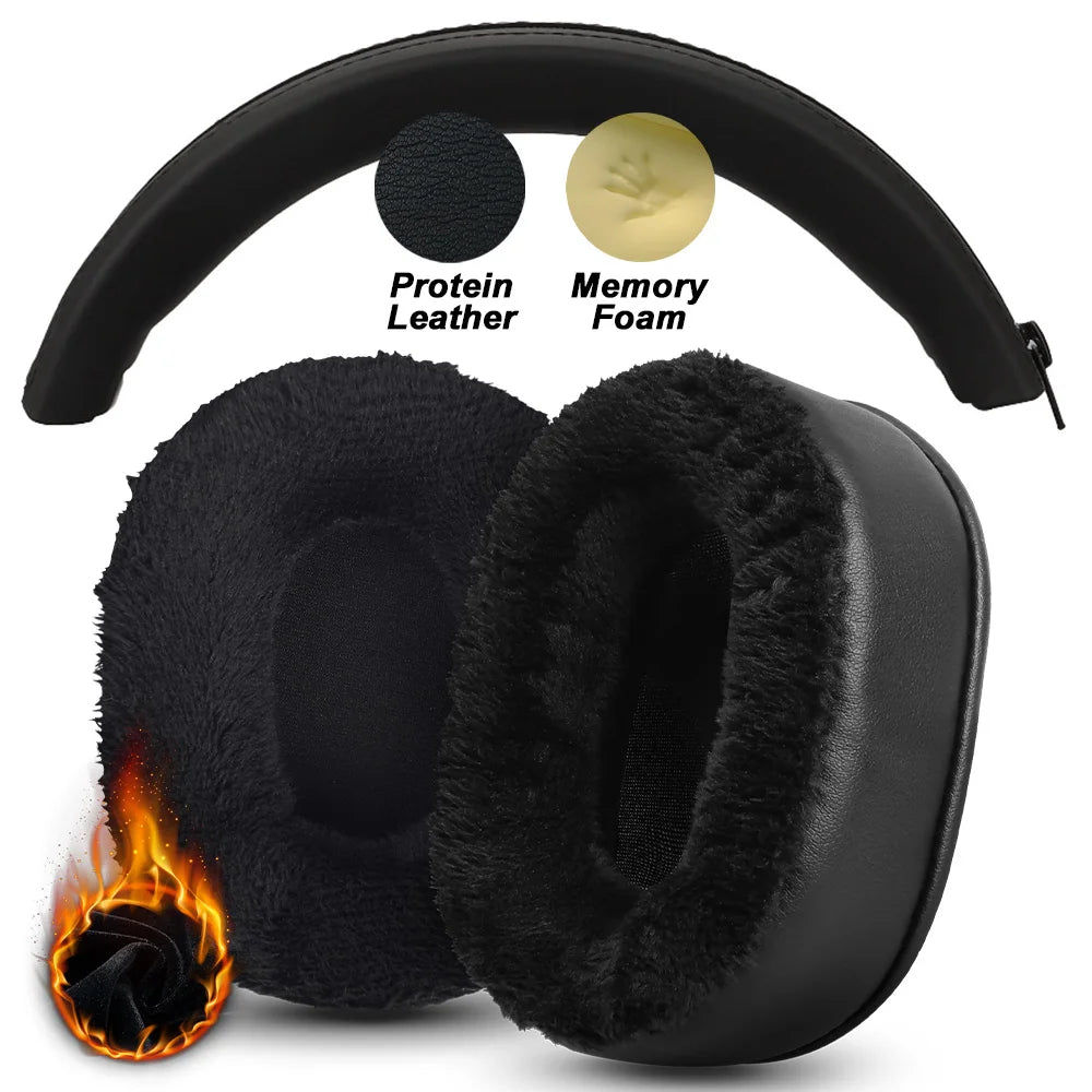 Premium Replacement Ear Pads for Baseus Headphones with Memory Foam and Protein Leather Options