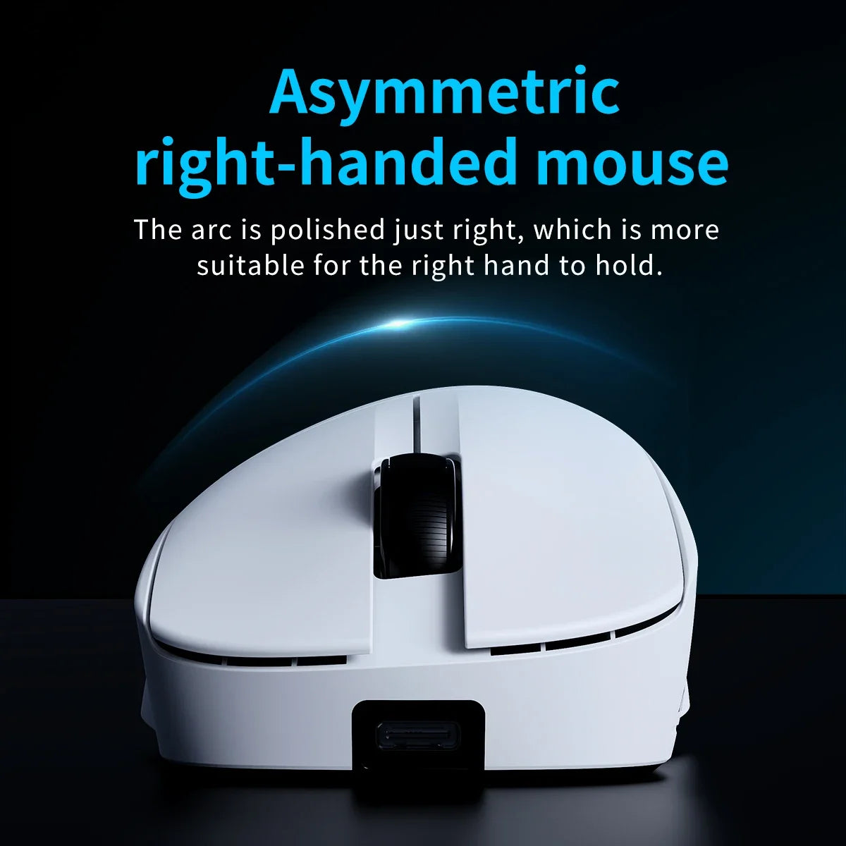 Wireless Gaming Mouse with Magnetic Charging Base PAW3311 Sensor Adjustable 12000 DPI for PC Laptop
