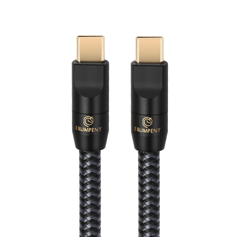 Premium HiFi USB OTG Audio Cable Type A to B OCC Shielded Cord for DAC and Sound Card