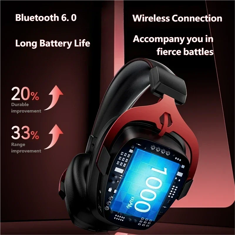 Wireless Gaming Headset with 7.1 Surround Sound and Noise Isolation for Console and PC