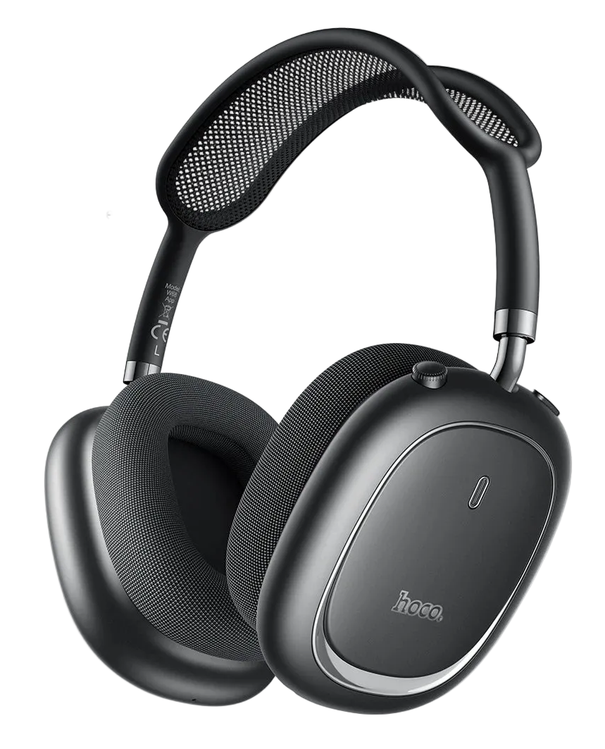 Wireless Bluetooth 6.0 ANC Over-Ear Headphones with App Control Microphone and 45 Hour Battery Life