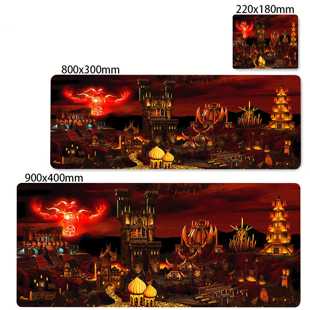 Large Extended Gaming Mouse Pad Desk Mat for Laptops Keyboard Office and Anime Themed Setups