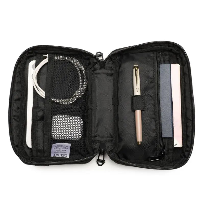 Multi-Functional Water Repellent Crossbody Bag for Men and Women with Large Capacity Secure Pockets