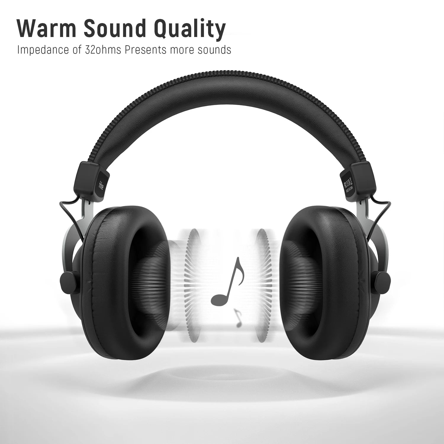 Wired Over-Ear Headphones with Memory Foam Cushions, 3.5 and 6.35mm Jack for PC Mac PS4 PS5 H8