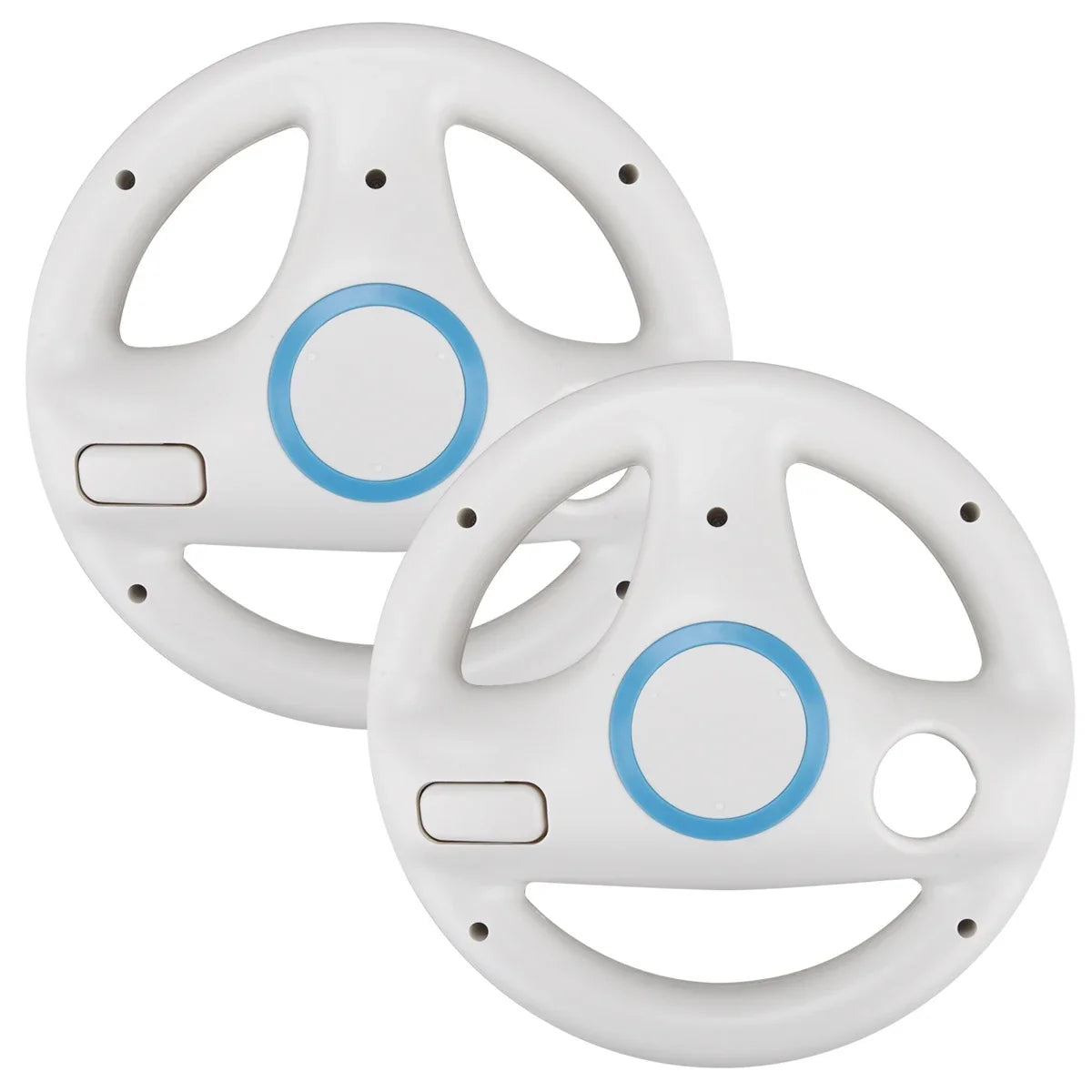 Game Racing Steering Wheel Accessories Compatible with Wii and Switch Console Controllers